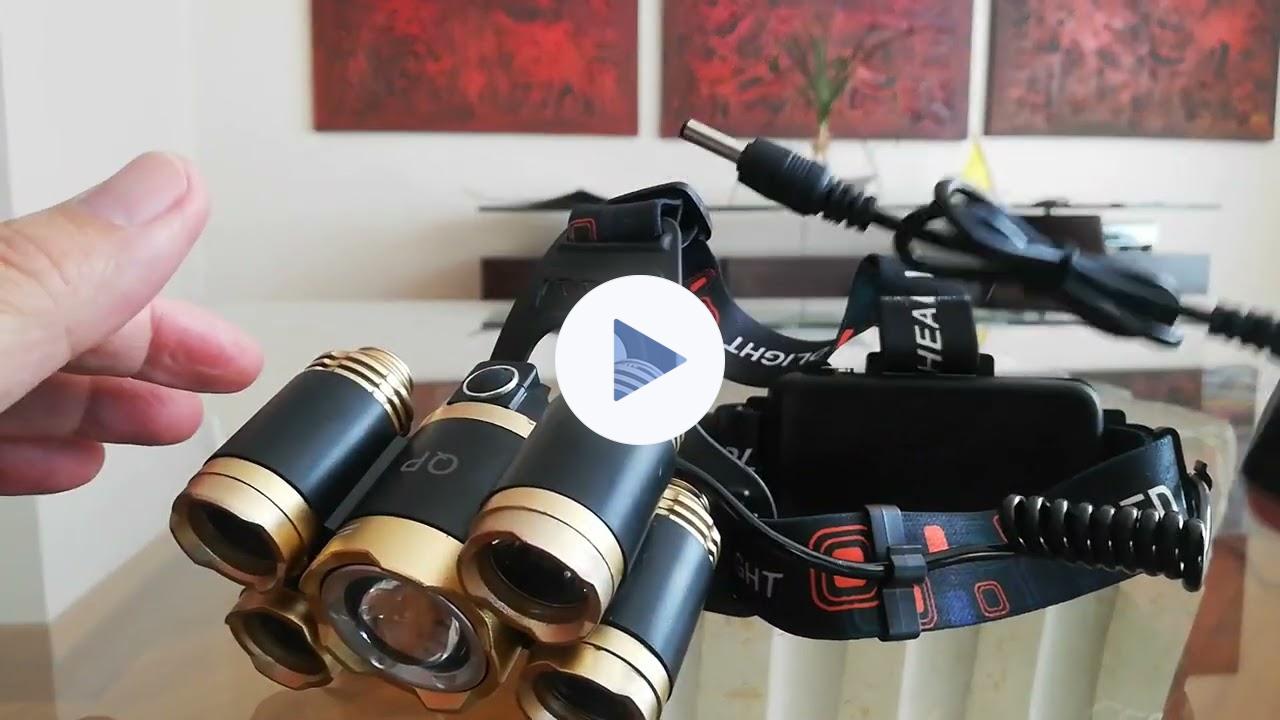 Linterna Frontal de Alta Potencia, www.comprasin.com