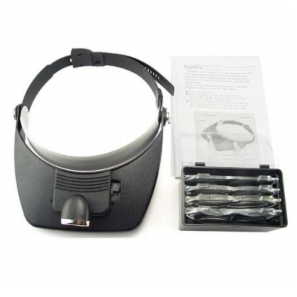 Lupa con Sujetador de Cabeza