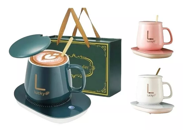 Taza con Calentador Eléctrico