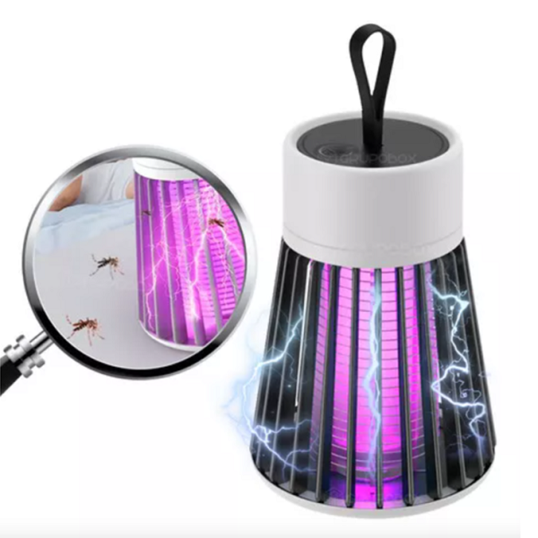Mini lámpara mata insectos