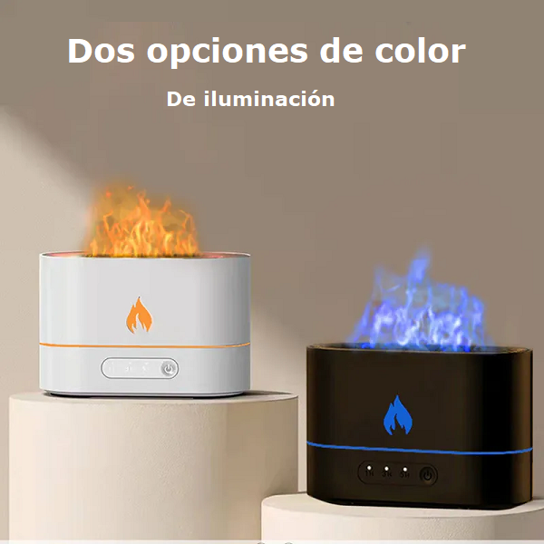 Humidificador de Luz Nocturna Simula Llama