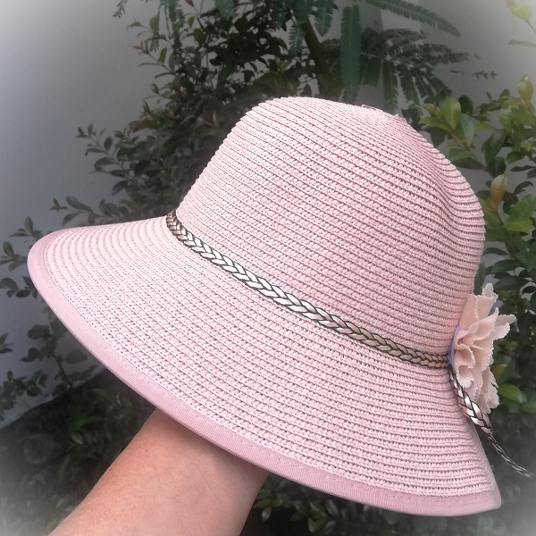 Sombrero de Verano con Flores (101)