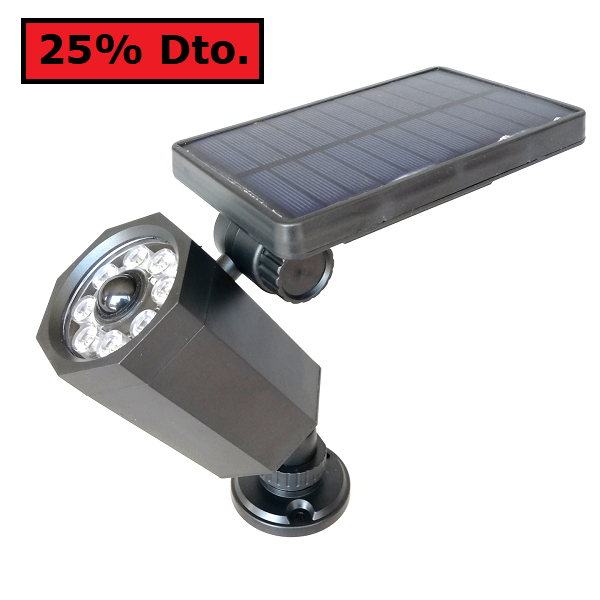 Lámpara solar como cámara