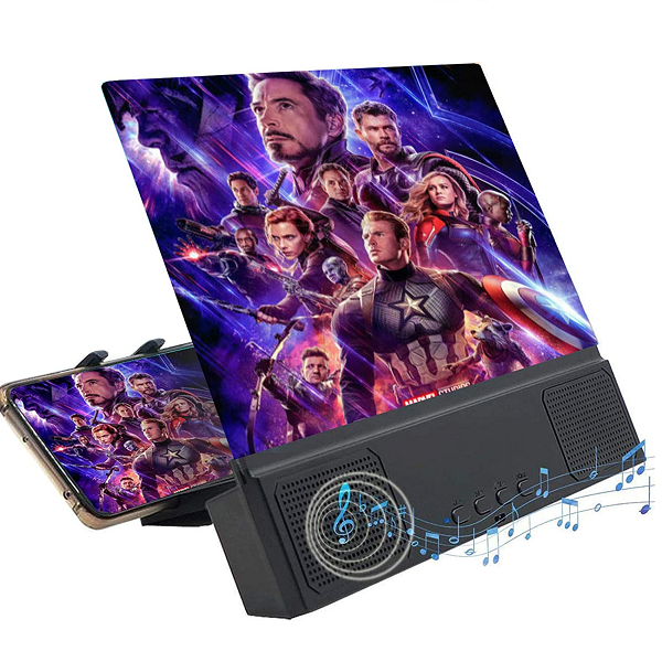 Amplificador de pantalla con parlante