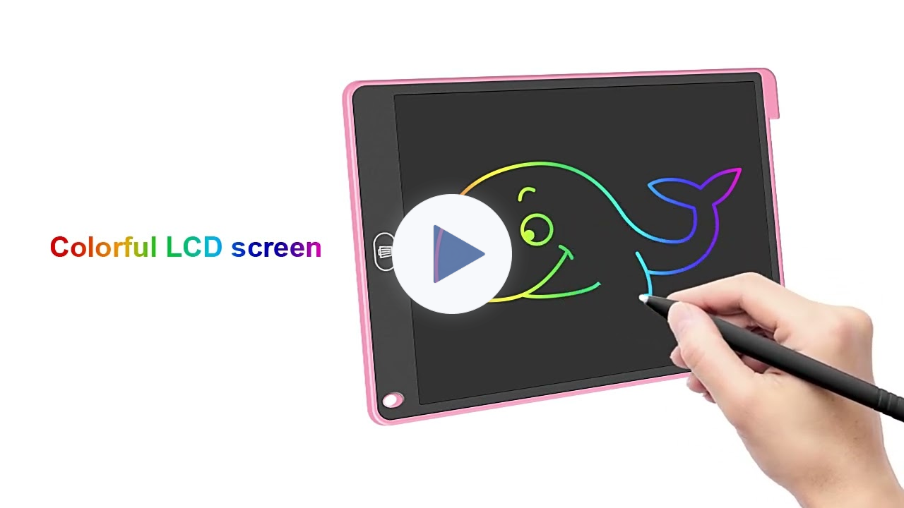 Libreta de Colores LCD 12", www.comprasin.com