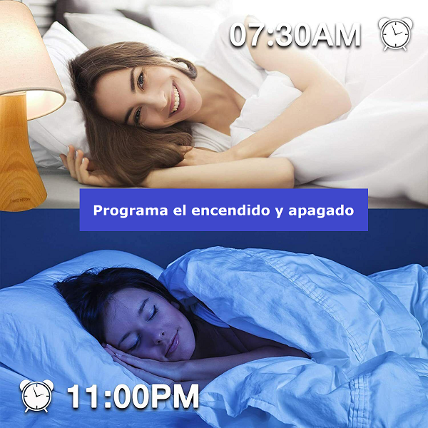 Focos inteligentes wifi RGB 9w