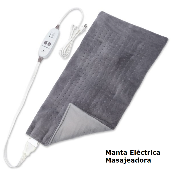 Manta térmica masajeadora