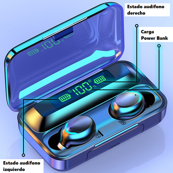 Audífonos TWS BTH-F9-5