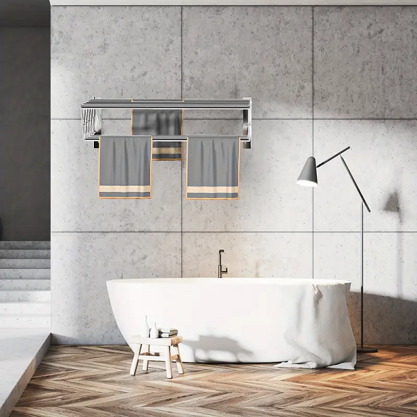 Estante de Secado de Ropa Plegable de Aluminio