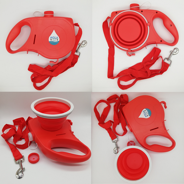 Correa para perro con agua