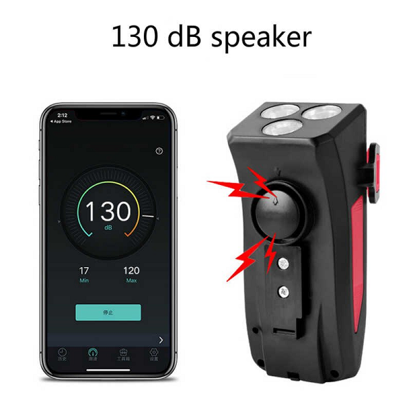 Lámpara de bici 4 en 1