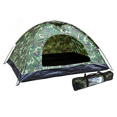 Carpa camuflada para 4 personas