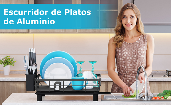 Escurridor de platos de alumino