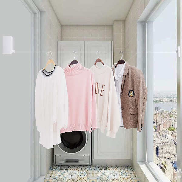 Tendedero de ropa retráctil