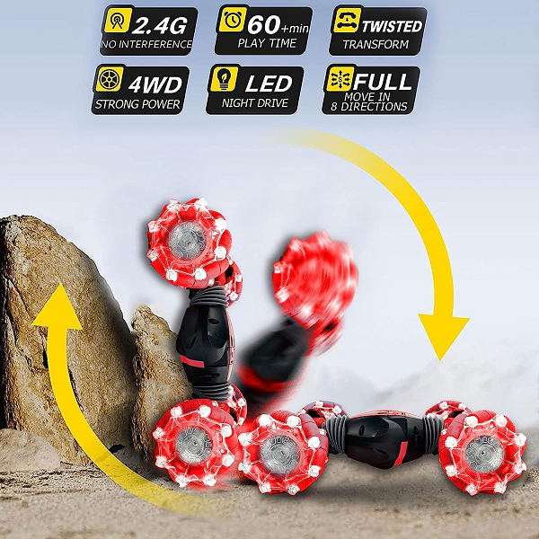 Auto de Acrobacias Detector de Gestos 4WD 