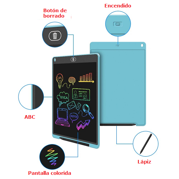 Libreta de Colores LCD 12”