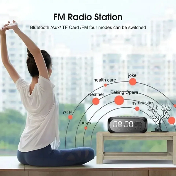 Reloj Despertador Radio Parlante BG-S8