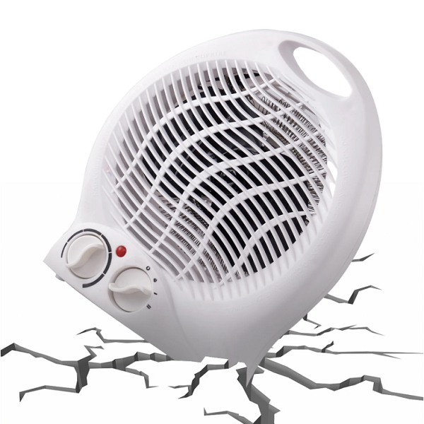 Calefactor y ventilador