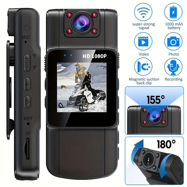 Mini Cámara de Pecho con WiFi