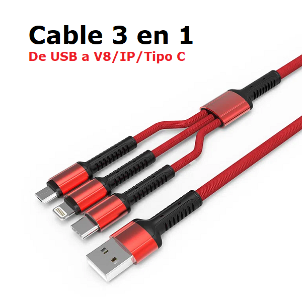 Cable3 en 1 Linio LC93