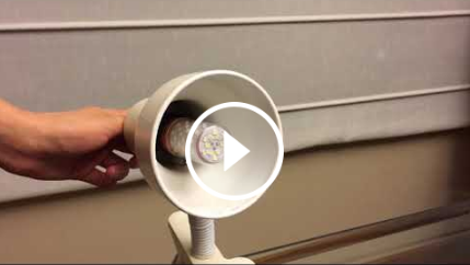 Foco led luz blanca o cálida