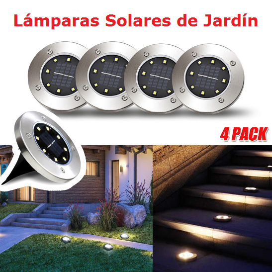 Lámparas solares de jardín