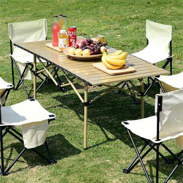 Mesa Plegable Rectangular para Camping