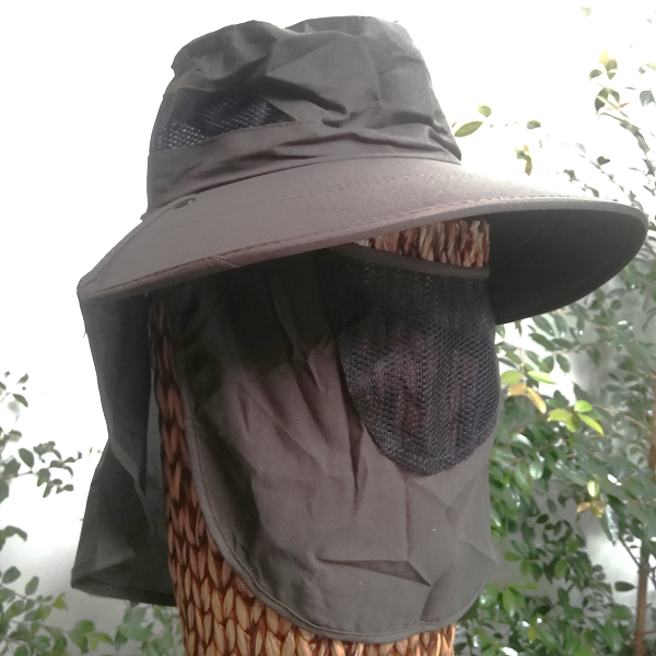 Sombrero con Protección de Cuello y Rostro