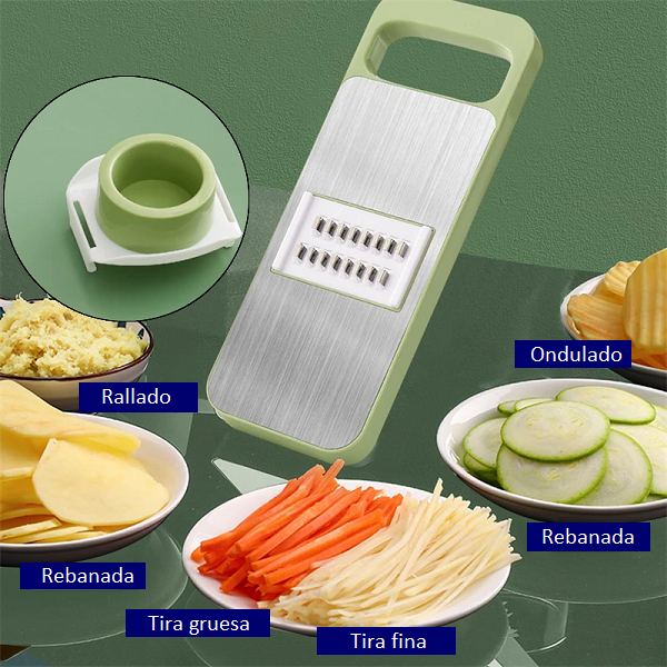 Rallador de Verduras 5 en 1