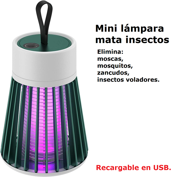 Mini Lámpara Mata Insectos