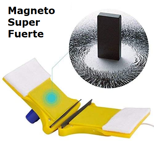 Limpia vidrio magnético de doble lado