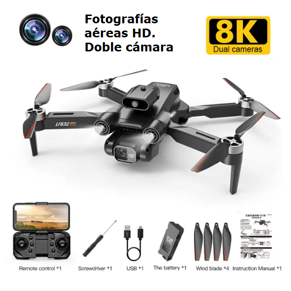 Dron Plegable Sin Escobillas LF632