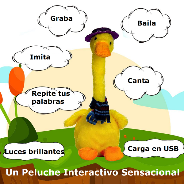 Pato que repite lo que dices