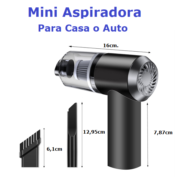 Mini aspiradora recargable