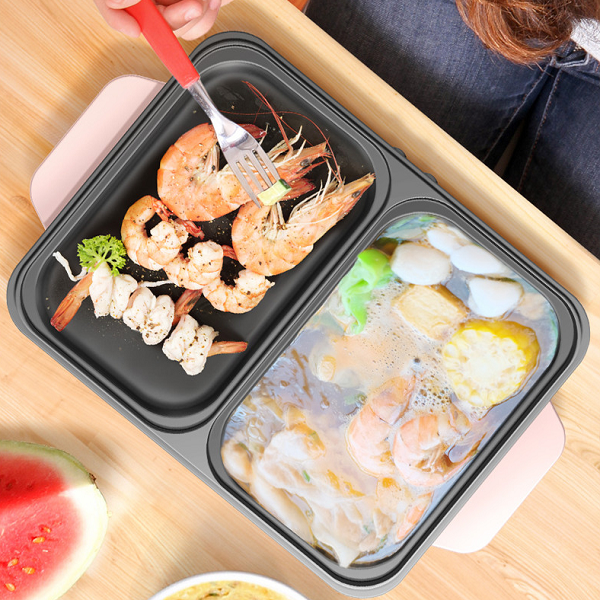 Sartén eléctrico doble