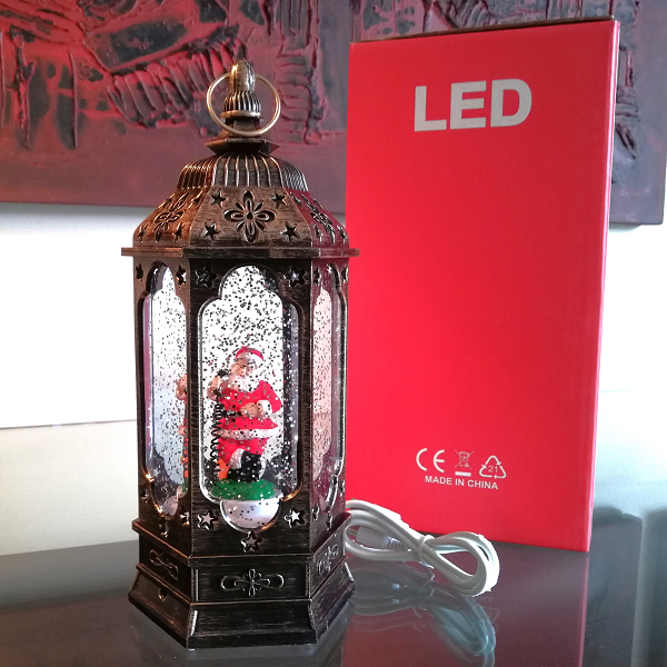 Lampara Navideña Giratoria