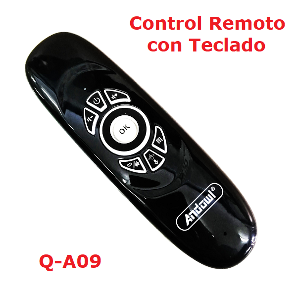 Control remoto con teclado