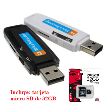 Mini grabadora de voz 