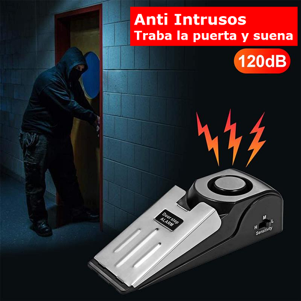 Atranca Puerta con Alarma