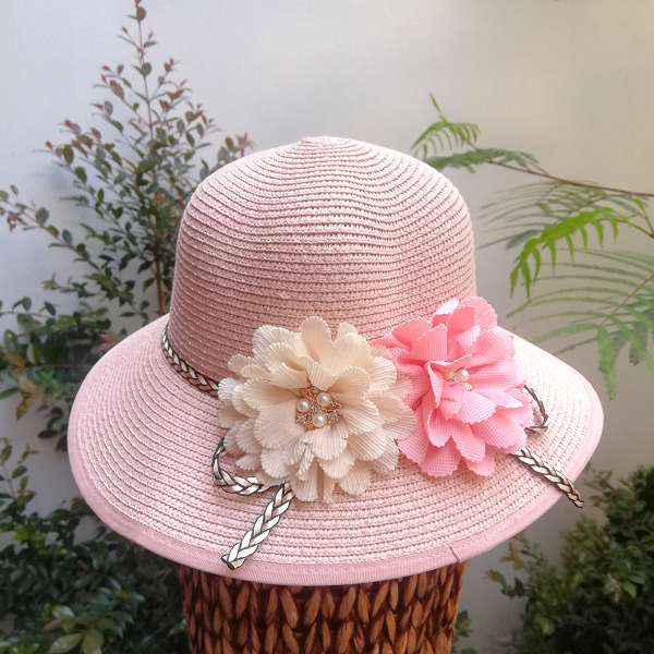 Sombrero de Verano con Flores (101)