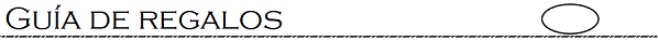 Guía de Regalos