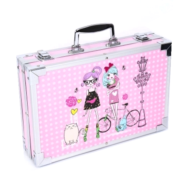 Maletín de Arte Metálico de 145 Piezas