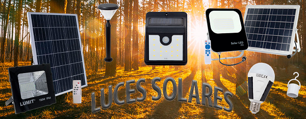 Lámparas solares y más