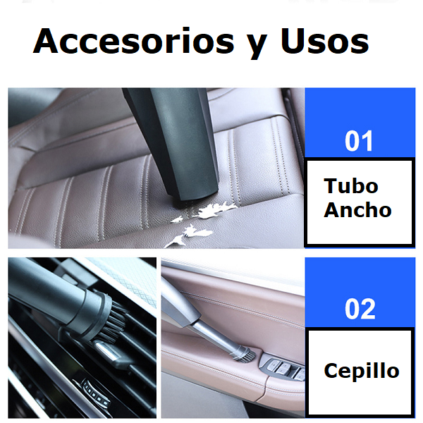 Mini aspiradora recargable