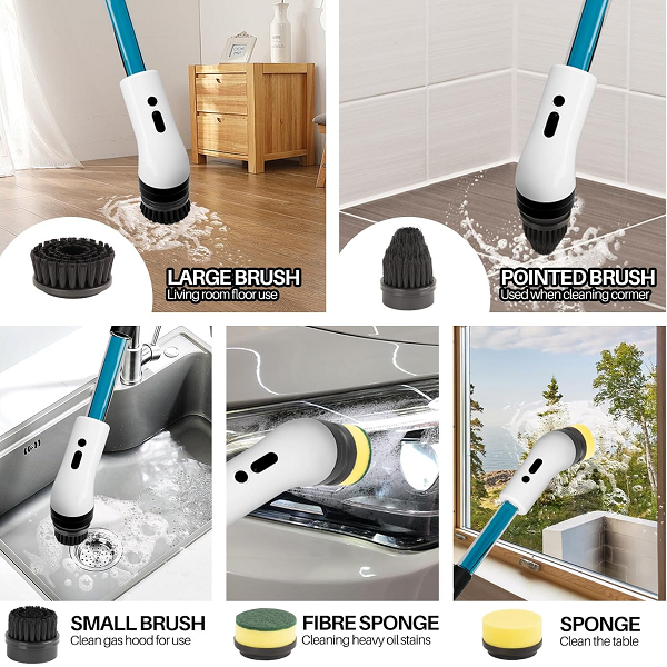 Cepillo Eléctrico Limpiador 5 en 1 JY-8011