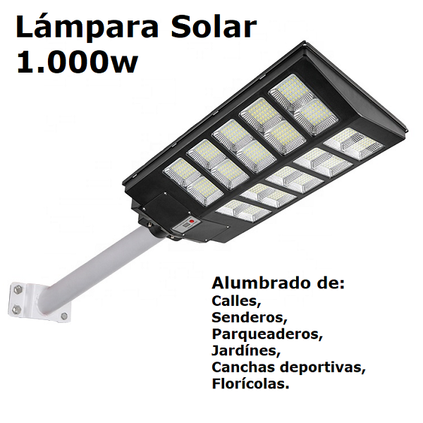 Lámpara solar portente de 1000w