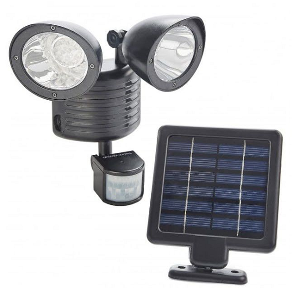 Lámpara Solar Doble