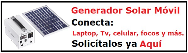 Generador Solar Móvil 12000mAh