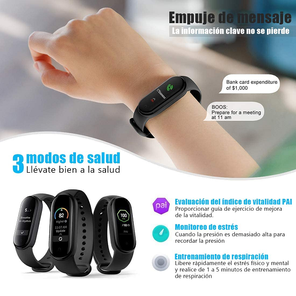 Reloj inteligente Smart Watch M6