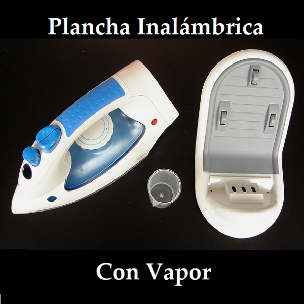 Plancha inalámbrica de vapor